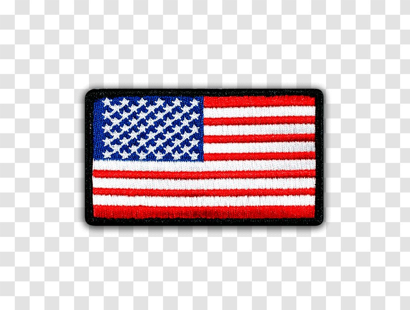 Flag Of The United States Patch Embroidered - Embroidery - Soviet-style Transparent PNG
