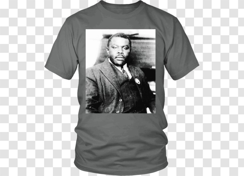 T-shirt Hoodie Sleeve Clothing - Cotton - Marcus Garvey Transparent PNG