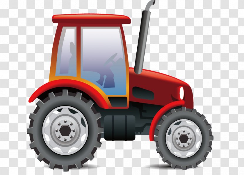 Car Tire Automobile Repair Shop Vehicle - Cartoon Tractor Transparent PNG