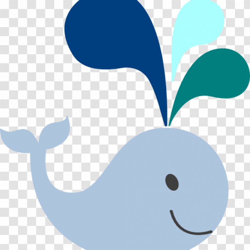 Clip Art Baby Shower Cetacea Whales Infant - Nursery - Blue Whale Transparent PNG