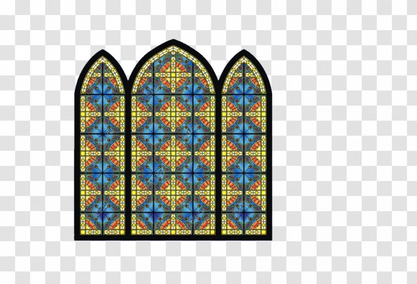 Stained Glass Art - Rectangle - Church Transparent PNG