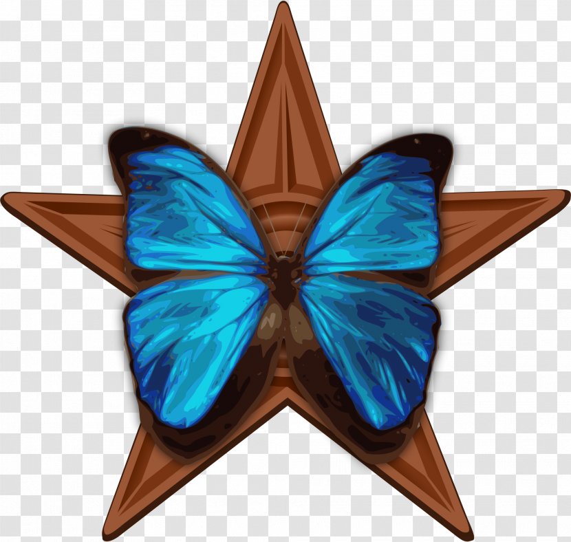 Butterfly Insect Morpho Menelaus - Frame - Blue Transparent PNG
