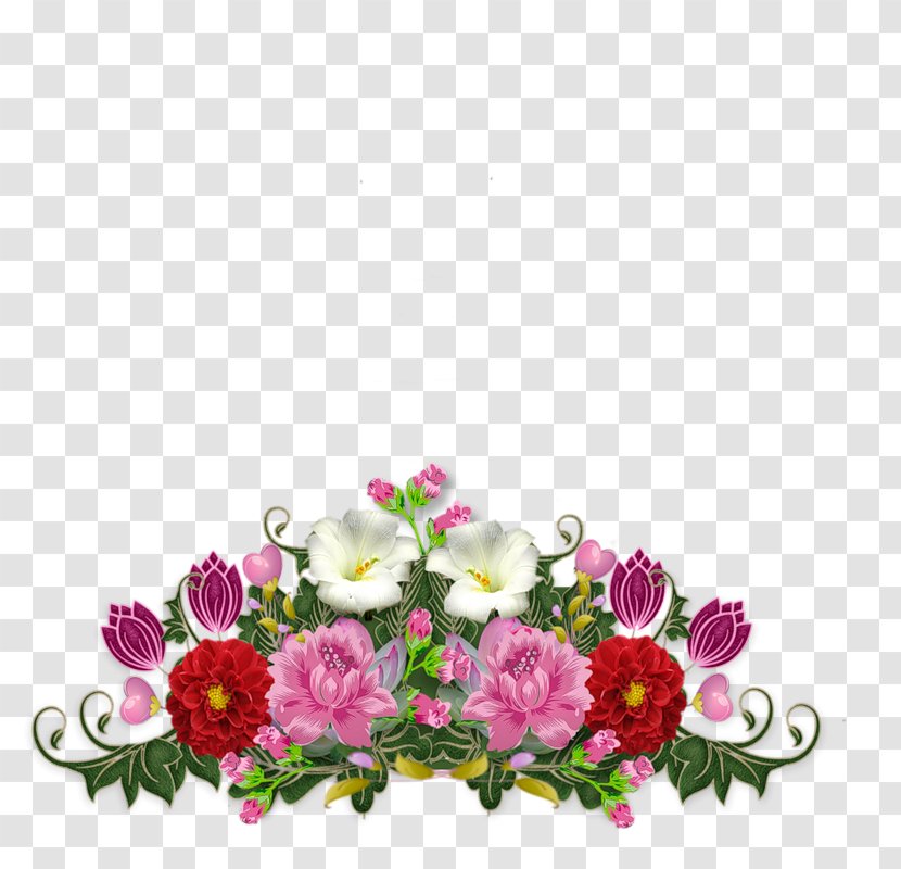 Floral Design Image Cut Flowers Video - Magenta - Flower Transparent PNG