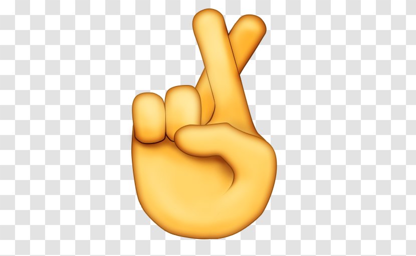 Crossed Fingers Emoji Facepalm Luck Transparent PNG