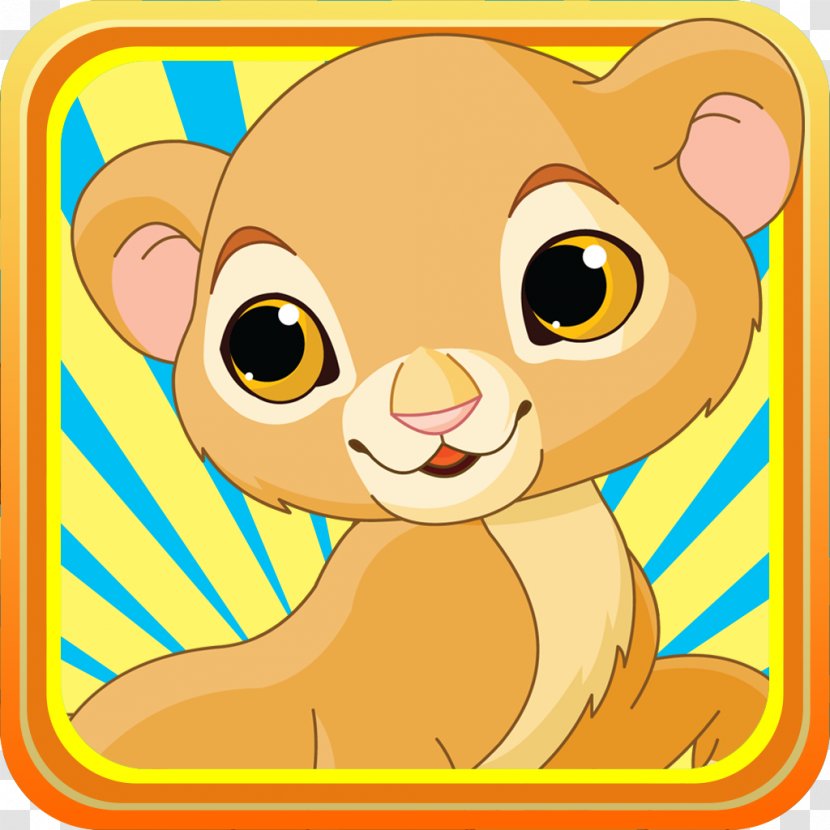 Lion My Virtual Pet Game Clip Art - Watercolor - Summer Zoo Discount Transparent PNG