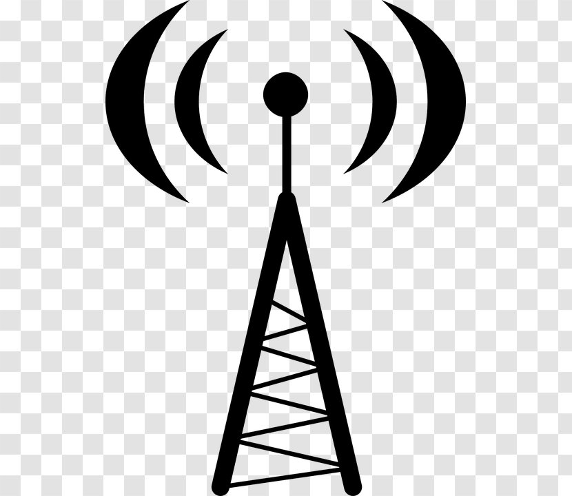 Aerials Telecommunications Tower Transmitter Clip Art - Satellite Dish - Radio Transparent PNG