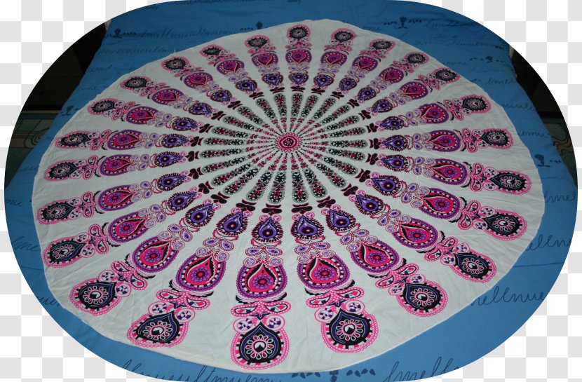 Tapestry Mandala Towel Textile Circle - Bed Sheets Transparent PNG