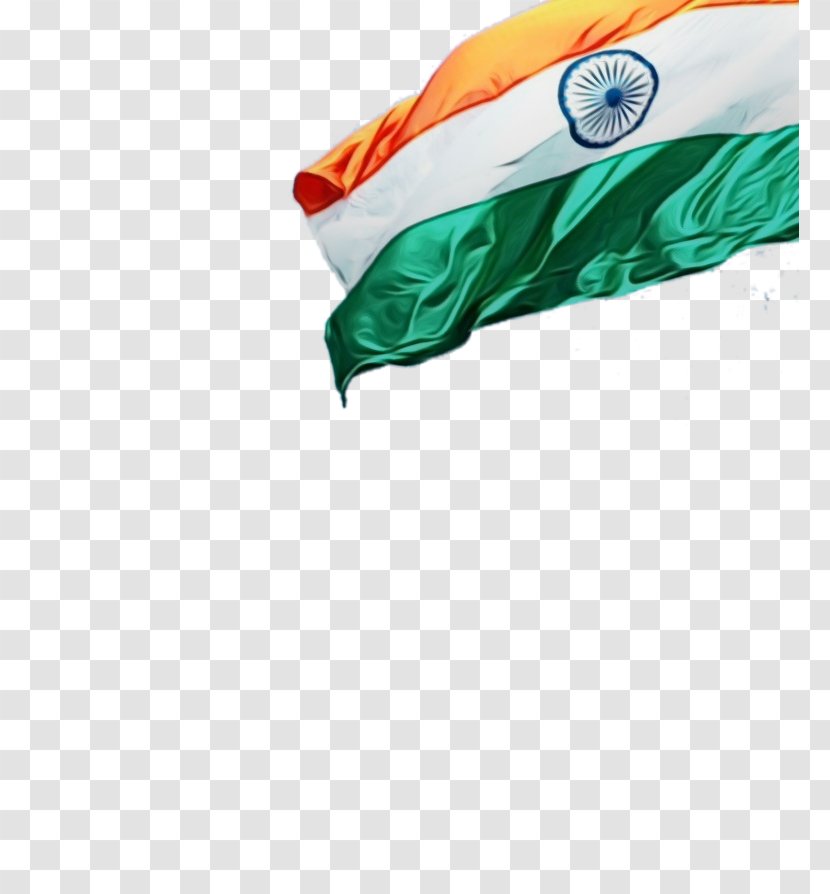 Independence Day August 15 - Hindi - Plastic Flag Transparent PNG