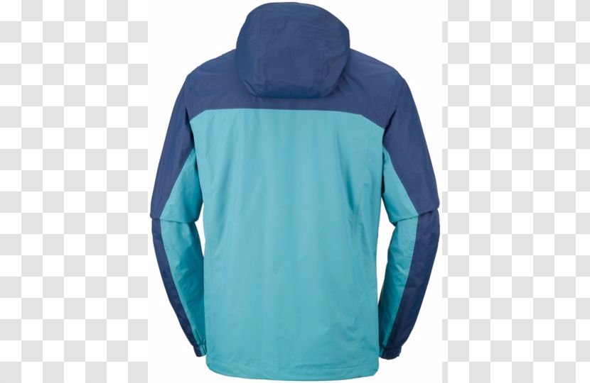 Hoodie Columbia Sportswear Raincoat Jacket - Neck - Rain Gear Transparent PNG