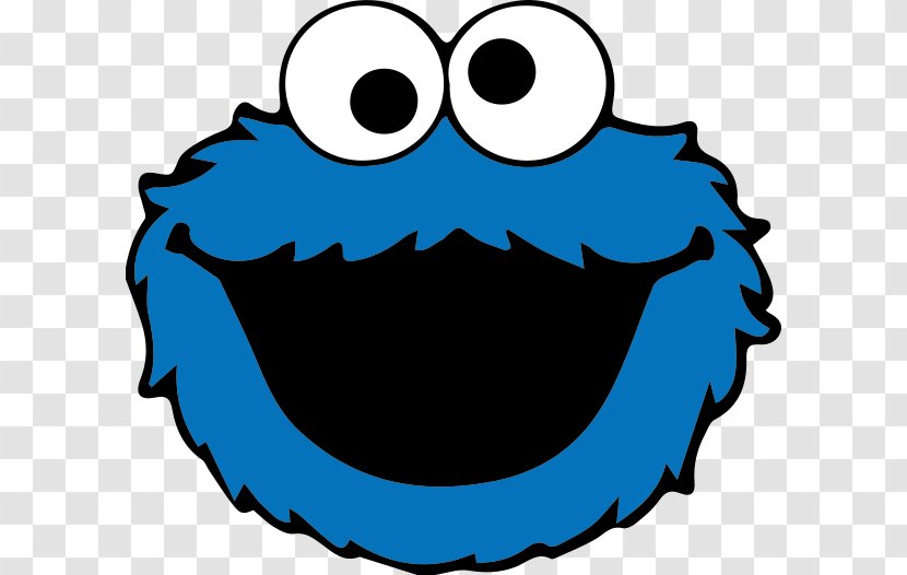 Cookie Monster Clip Art Openclipart Vector Graphics Smiley - Black And White Transparent PNG