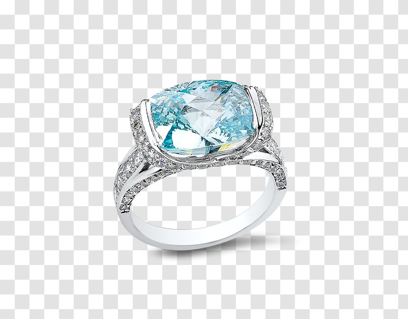 Ring Opal Turquoise Sapphire Silver - Jewelry Making - Cubic Zirconia Transparent PNG