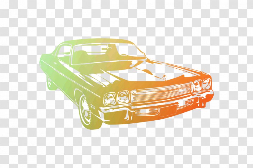 Sports Car Wall Decal Ford Mustang - Model T - Retro Style Transparent PNG