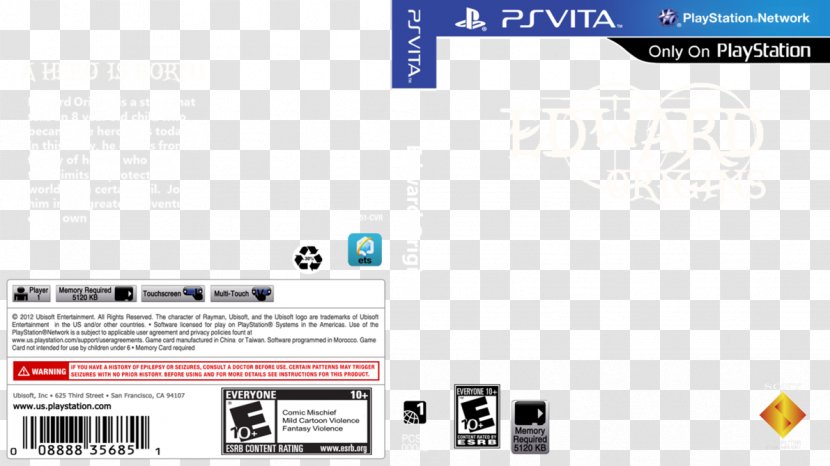 PlayStation 3 4 Xbox 360 2 Rayman Origins - Playstation - Technology Transparent PNG