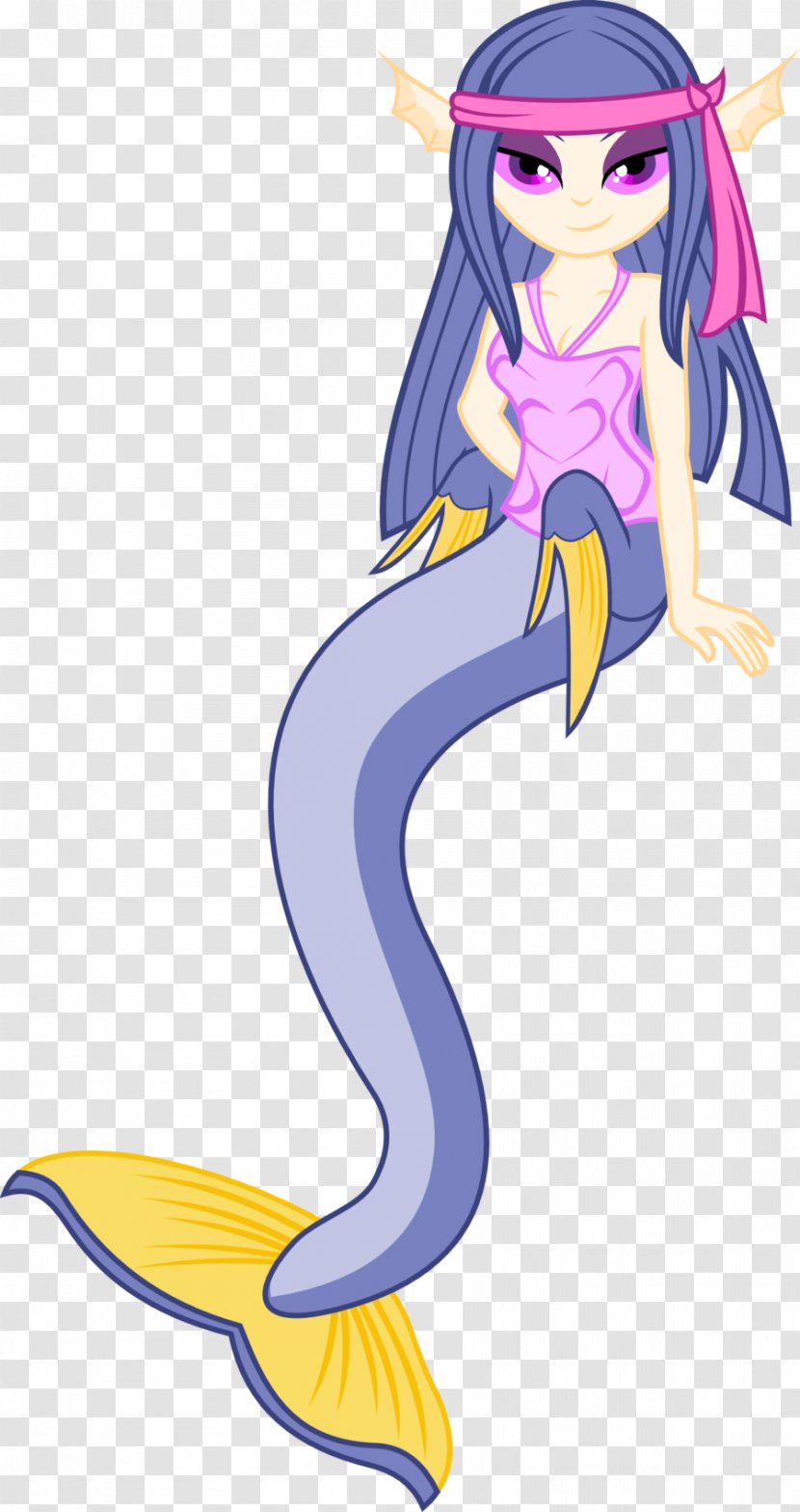 Mermaid Princess Luna Pony Fan Art - Flower Transparent PNG