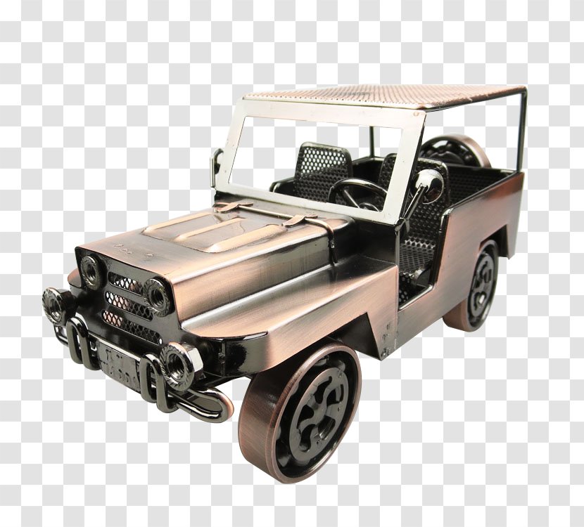 Car Model Jeep Sport Utility Vehicle Die-cast Toy - Motor - Iron Transparent PNG