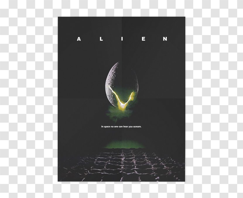 Alien The Loft Cinema Film Poster - Bill Gold - Typographic Transparent PNG