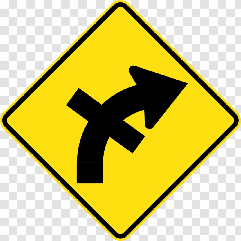 Traffic Sign Manual On Uniform Control Devices U-turn Road Warning - Yellow Transparent PNG