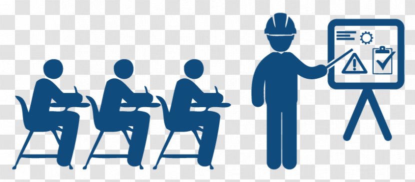 Training Health And Safety Executive - Blue - Standing Transparent PNG