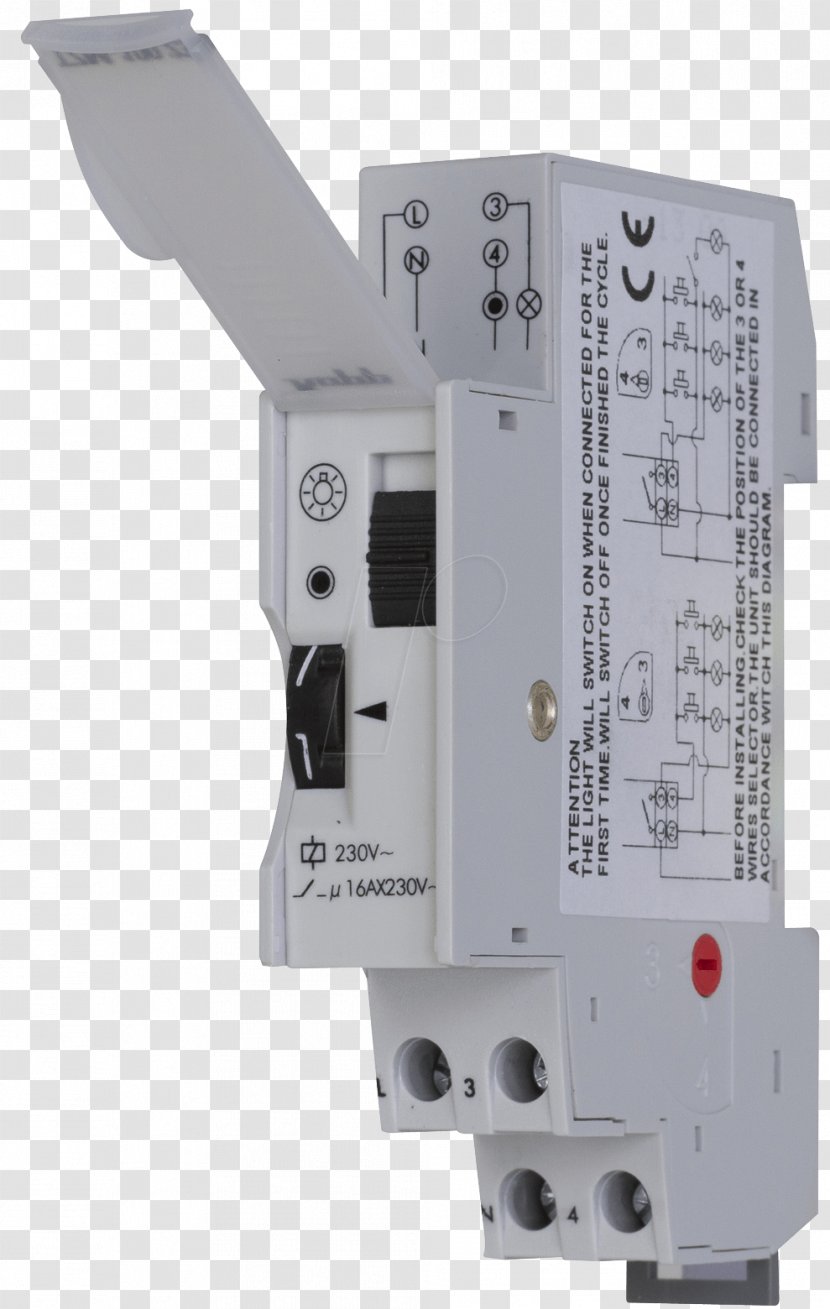 Circuit Breaker Light Staircase Timer Time Switch - Computer Hardware Transparent PNG