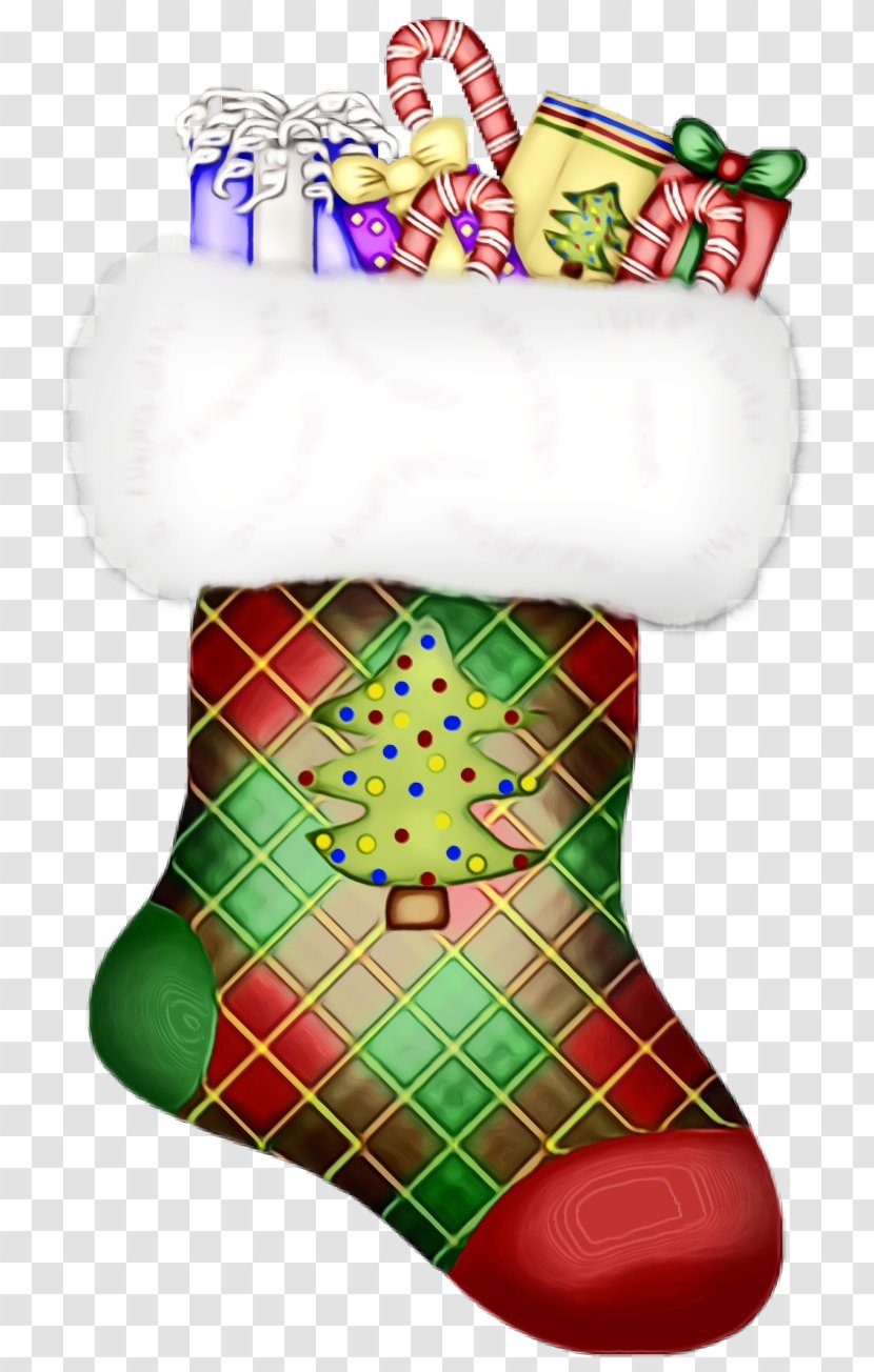 Christmas Stocking - Socks - Decoration Holiday Ornament Transparent PNG