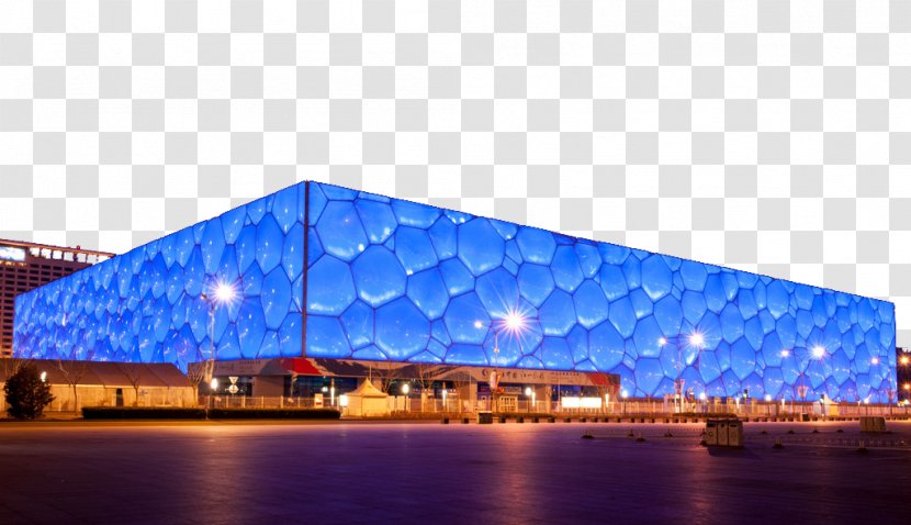Beijing National Aquatics Center Building Architecture - Structure - Water Cube Transparent PNG