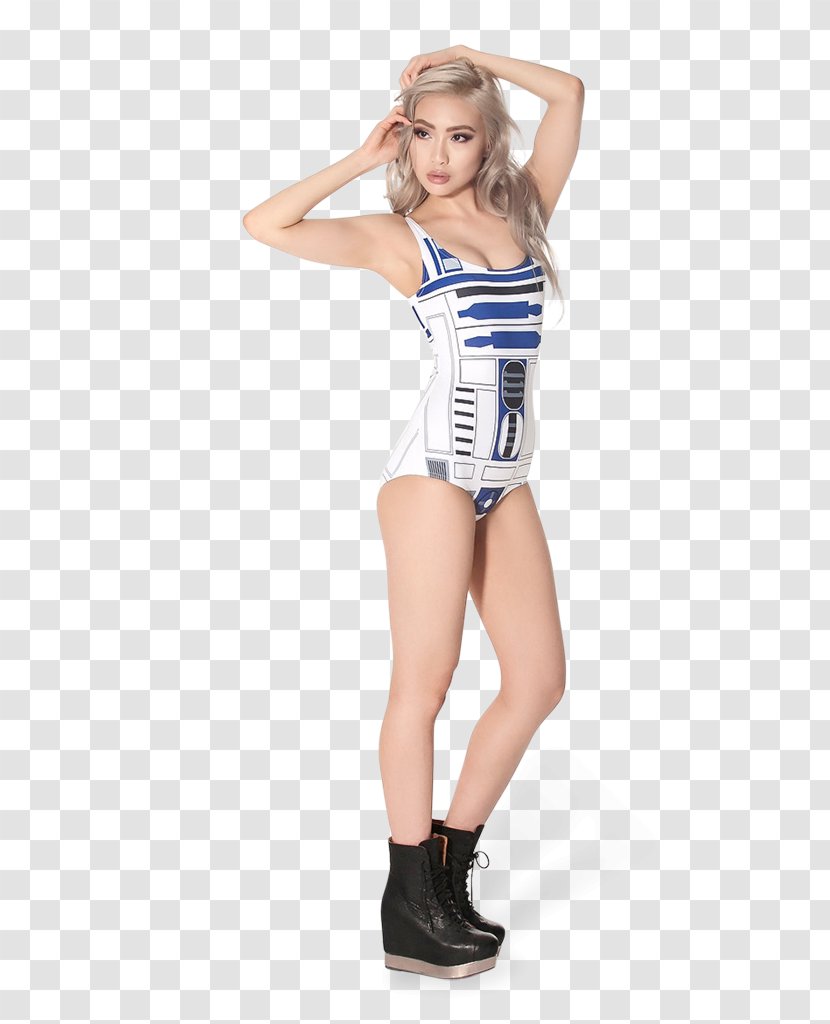 R2-D2 One-piece Swimsuit Monokini Star Wars - Silhouette Transparent PNG