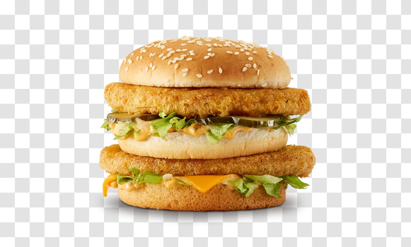 McDonald's Big Mac Chicken Sandwich Hamburger McChicken Patty - Mcchicken - Finger Food Transparent PNG