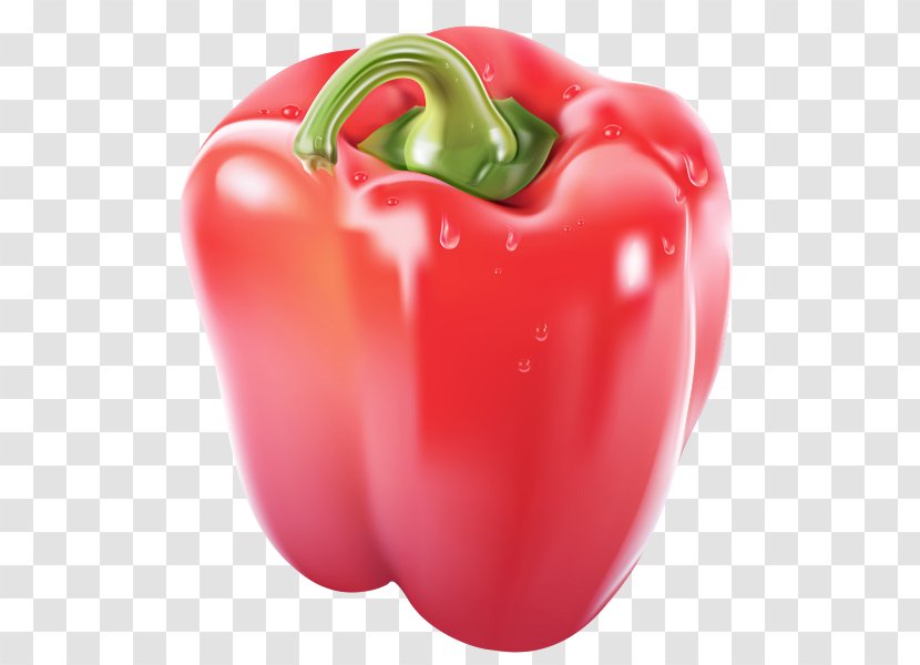 Natural Foods Bell Pepper Pimiento Red Peppers And Chili - Plant Food Transparent PNG