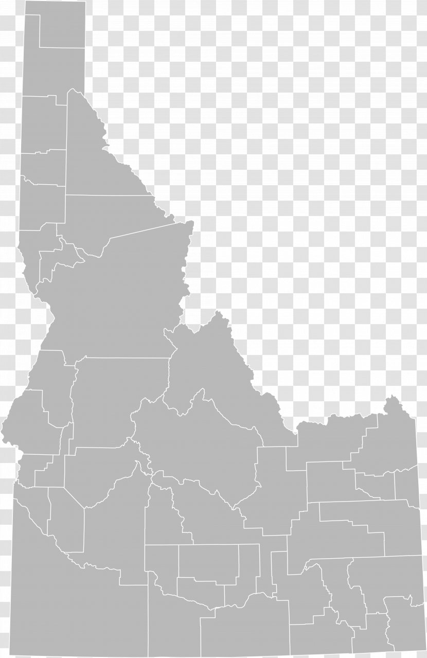 Idaho Royalty-free Clip Art - Vector Map - Stock Photography Transparent PNG