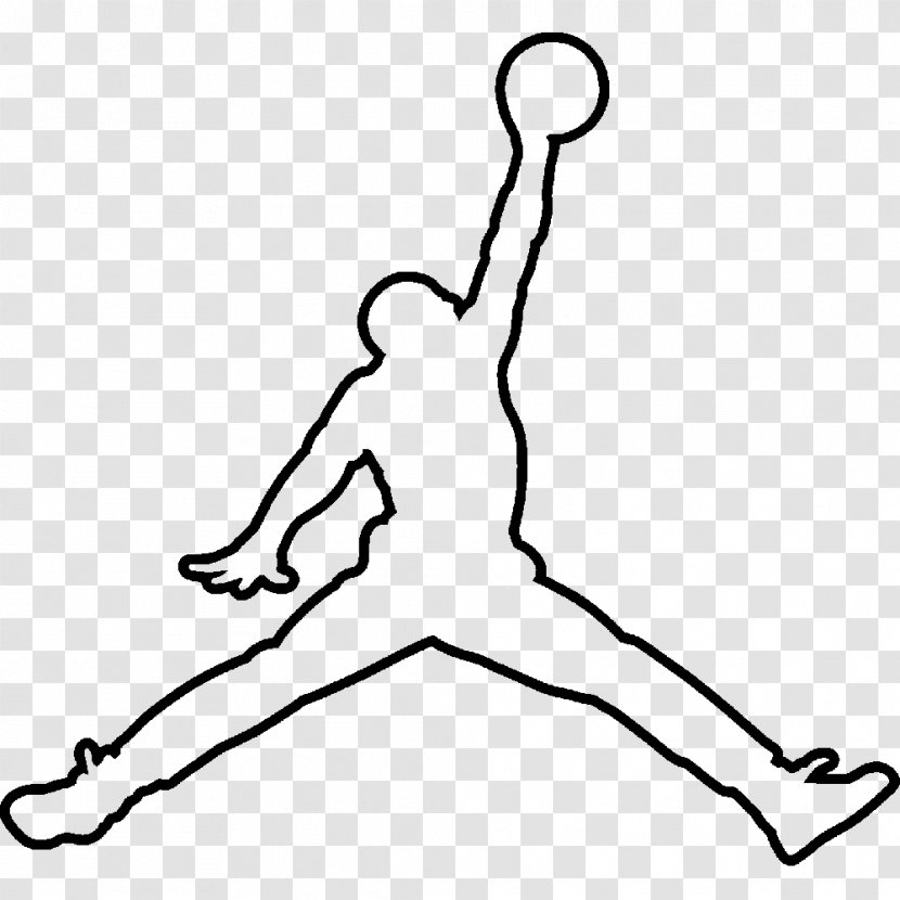 Jumpman Air Jordan Logo Drawing - Watercolor - Nike Transparent PNG