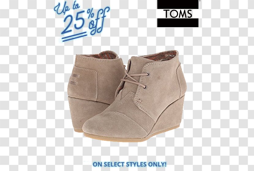 TOMS Women's Desert Wedge Bootie (9 B(M) US / 39-40 Eur, Taupe) Women Taupe Size 9.5 Shoe Suede - Zappos Running Shoes For Transparent PNG