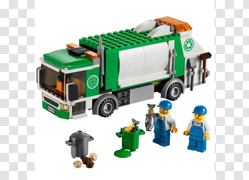 LEGO 4432 City Garbage Truck Waste - Lego Transparent PNG