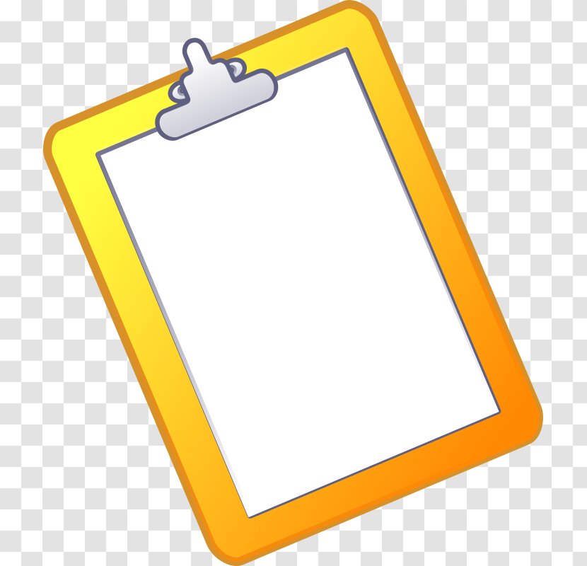 Clipboard Clip Art - Document - Paper Transparent PNG