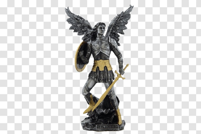 Michael Archangel Sculpture Religion Statue - Action Figure - Saint Transparent PNG