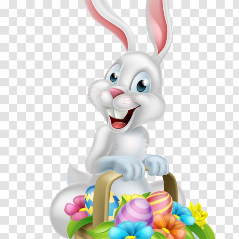 Easter Bunny Basket Egg Rabbit - Lent Food Transparent PNG