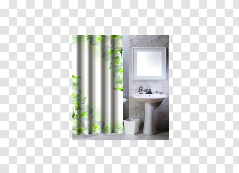 Douchegordijn Curtain Polyester Bathroom Textile - Shower Transparent PNG