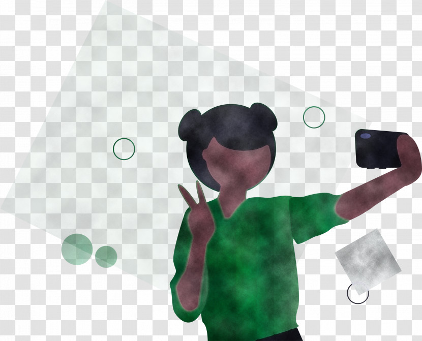 Taking Selfie Girl Camera Transparent PNG