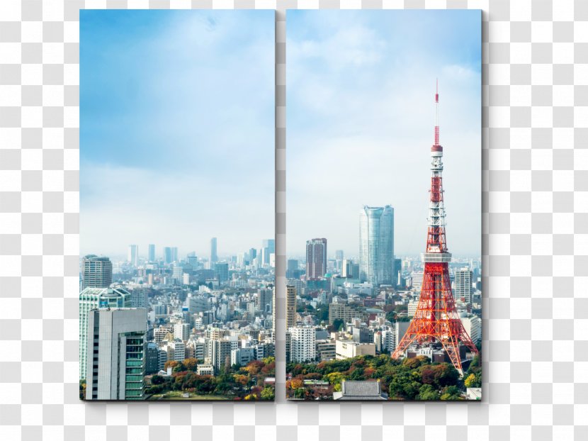 Tokyo Tower Skytree Landmark - Spire - Skyline Transparent PNG