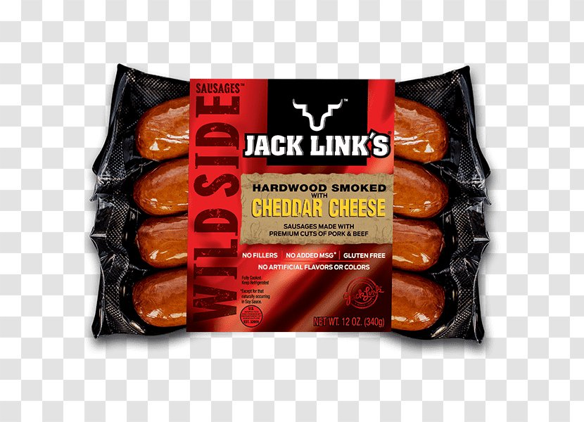 Jerky Knackwurst Bratwurst Breakfast Sausage Beef Transparent PNG