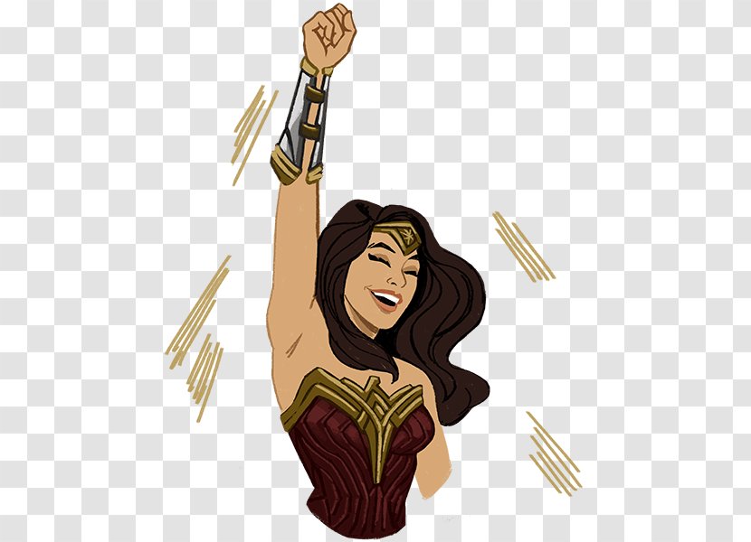 Wonder Woman Stickers Wall Decal - Arm Transparent PNG