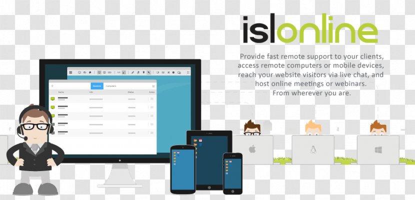 ISL Online Remote Desktop Software Support Computer - Backup - World Wide Web Transparent PNG