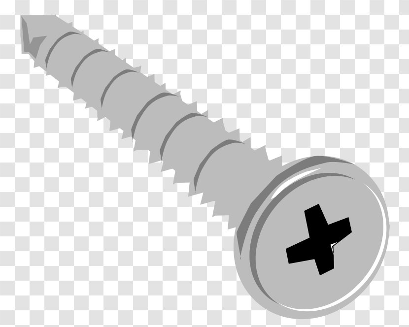 Bolt Nut Screw Thread Clip Art - Fastener Transparent PNG