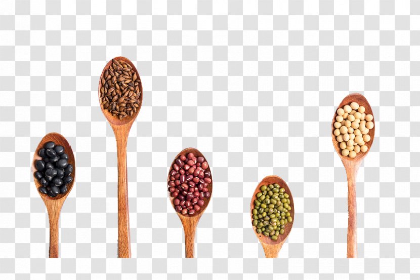 Congee Cereal Soybean Five Grains - Spoon Of Coarse Transparent PNG