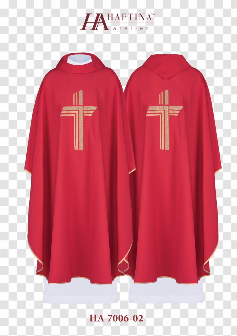 Chasuble Sleeve Vestment Liturgy Cross - Ha Transparent PNG