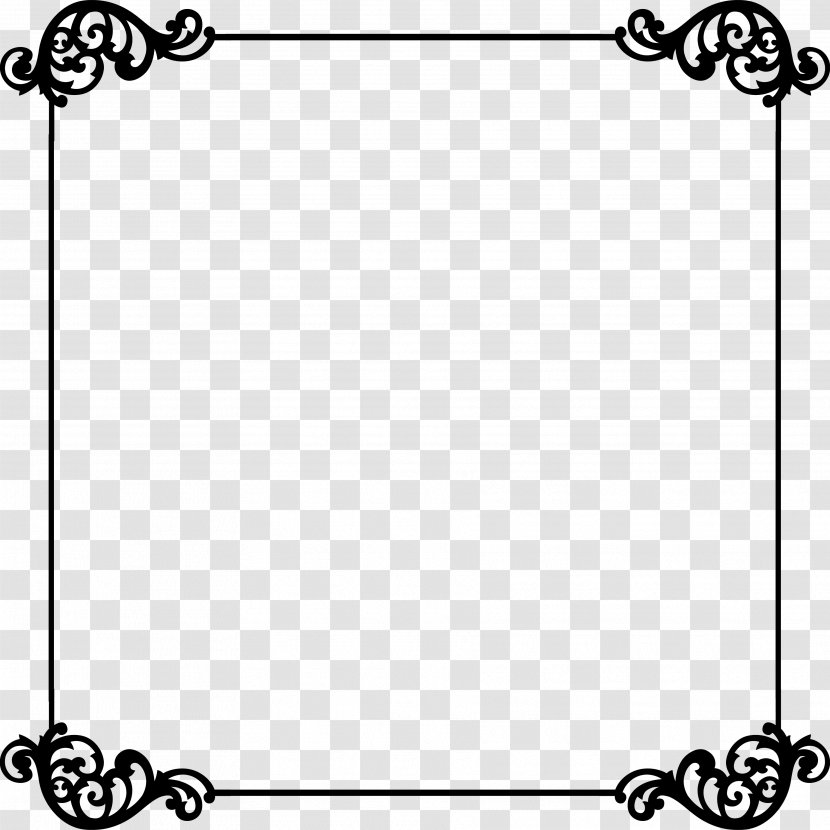 Clip Art - Black - Elegant Transparent PNG