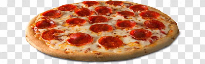 Sicilian Pizza Cuisine Cheese Pepperoni Transparent PNG