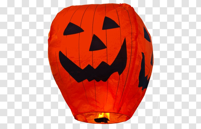 Jack-o'-lantern Paper Hot Air Balloon Sky Lantern Light Transparent PNG