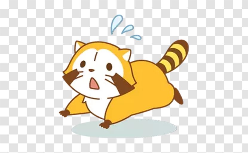Raccoon Rascal Whiskers Sticker Nippon Animation - Japan Transparent PNG
