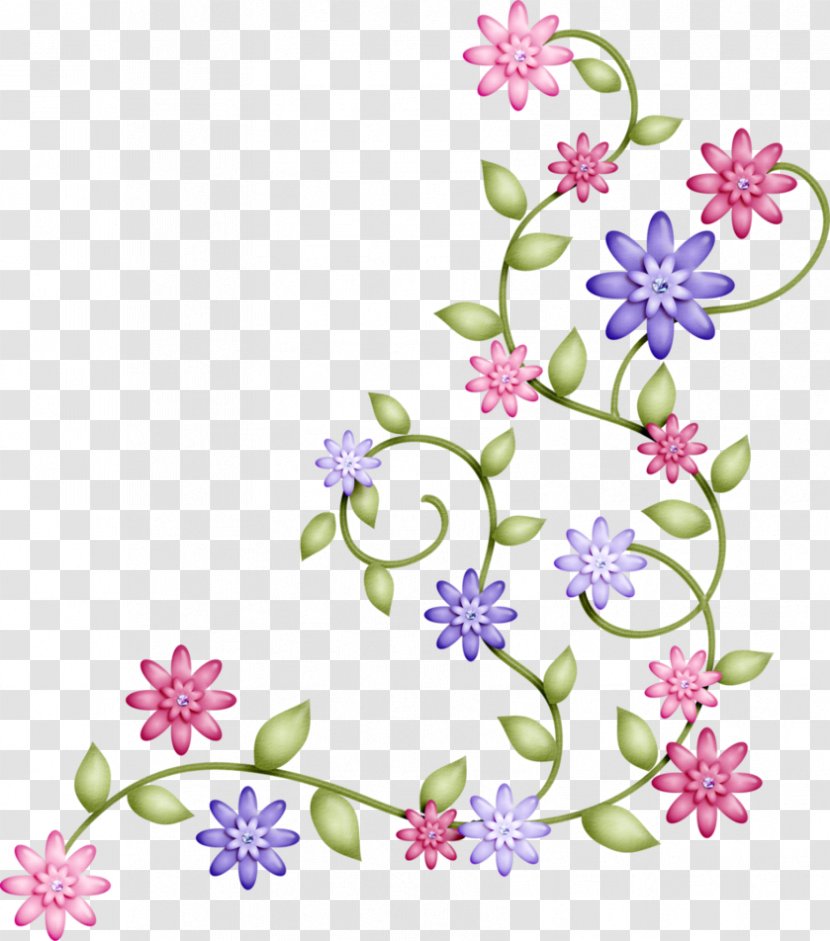 Borders And Frames Clip Art - Cut Flowers - FLORES Transparent PNG