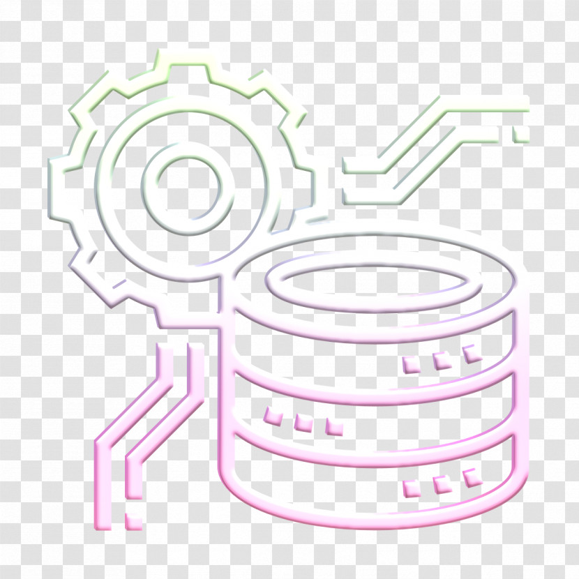 Programming Icon Server Icon Data Processing Icon Transparent PNG